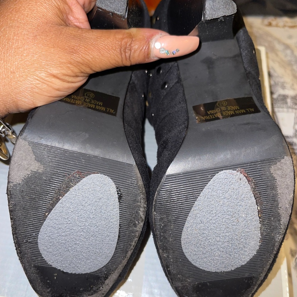 Fahrenheit Open-Toe Booties - Picture 5 of 7